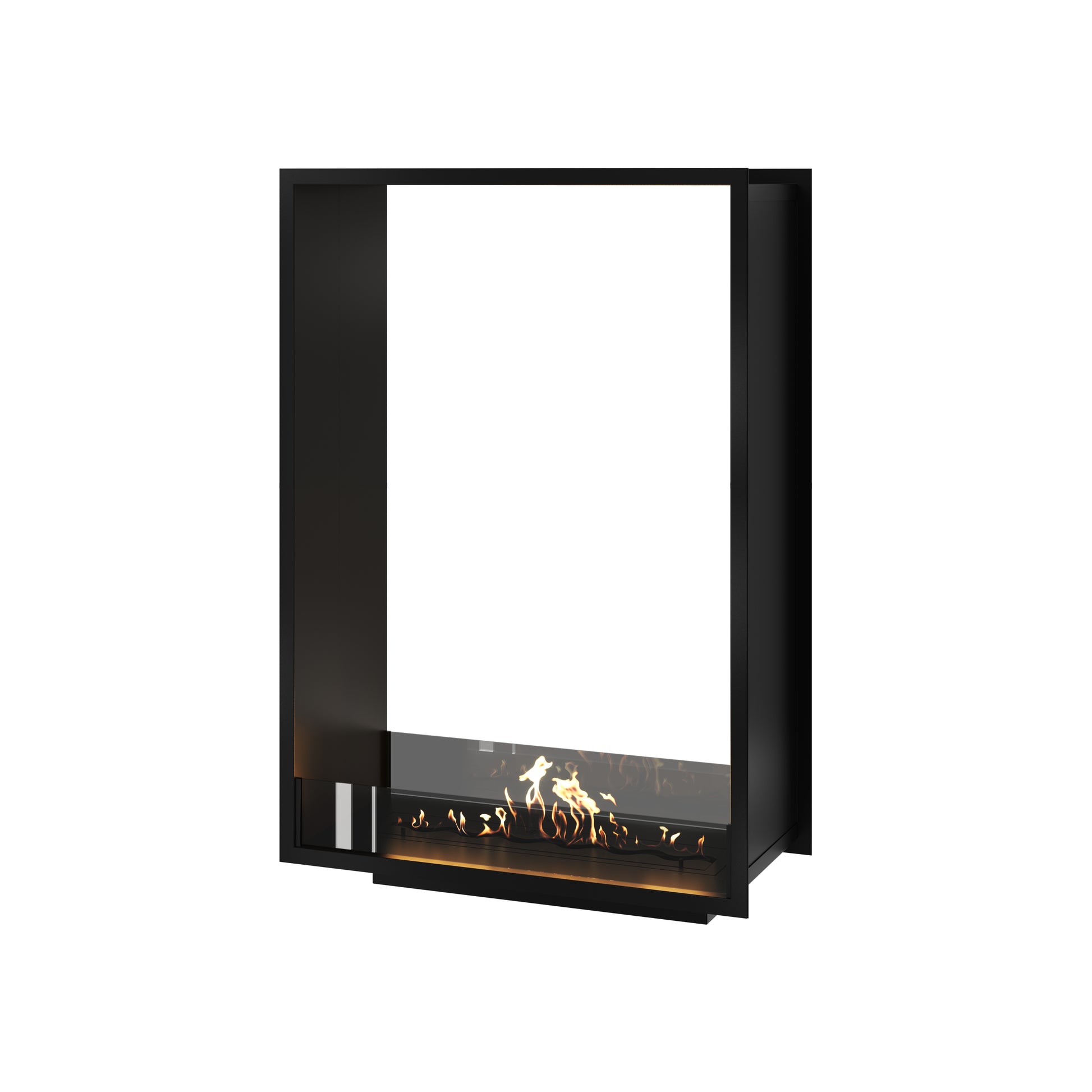 Fame Vertical See-Through Bio Ethanol Fireplace 90 x 100 cm