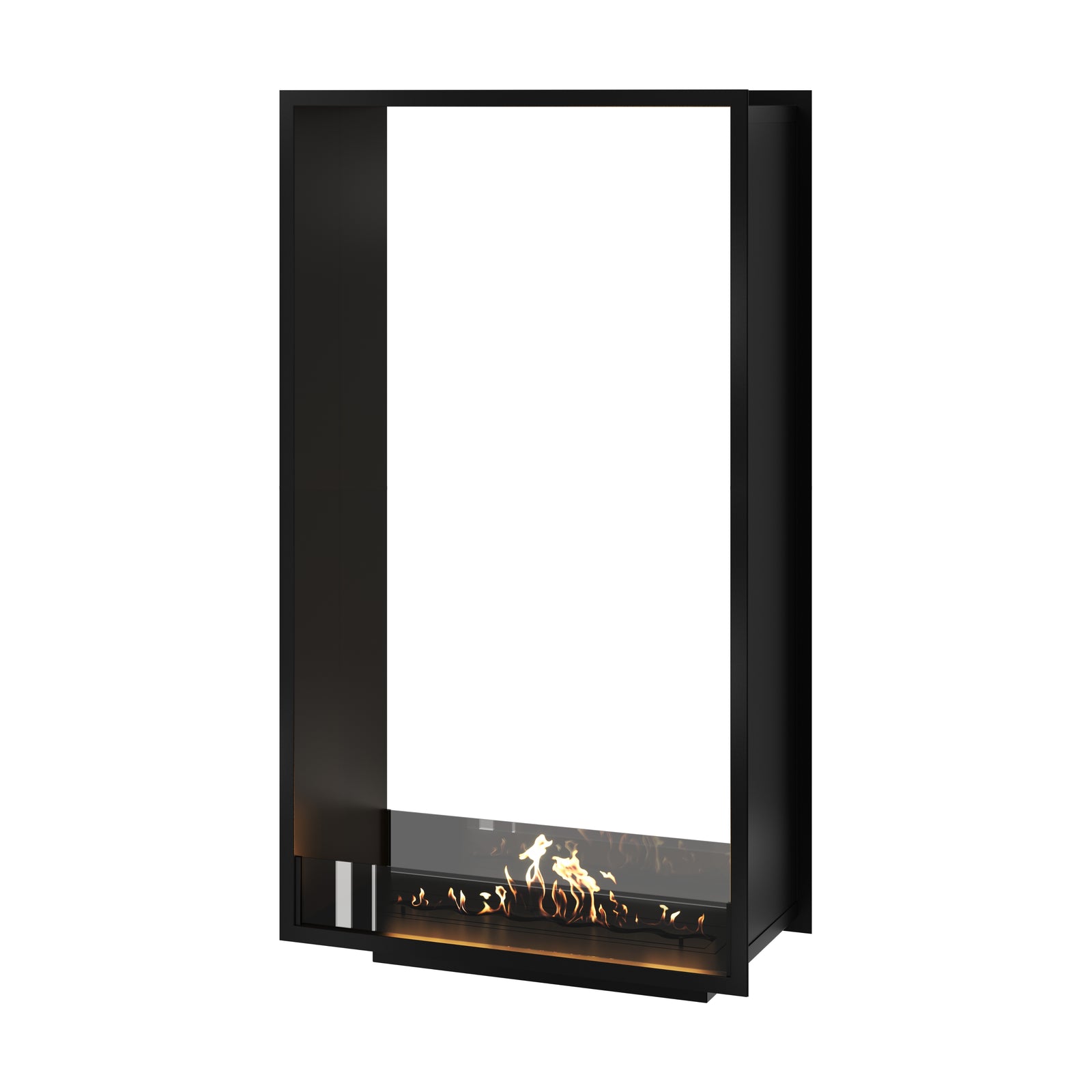 Fame Vertical See-Through Bio Ethanol Fireplace 90 x 160 cm