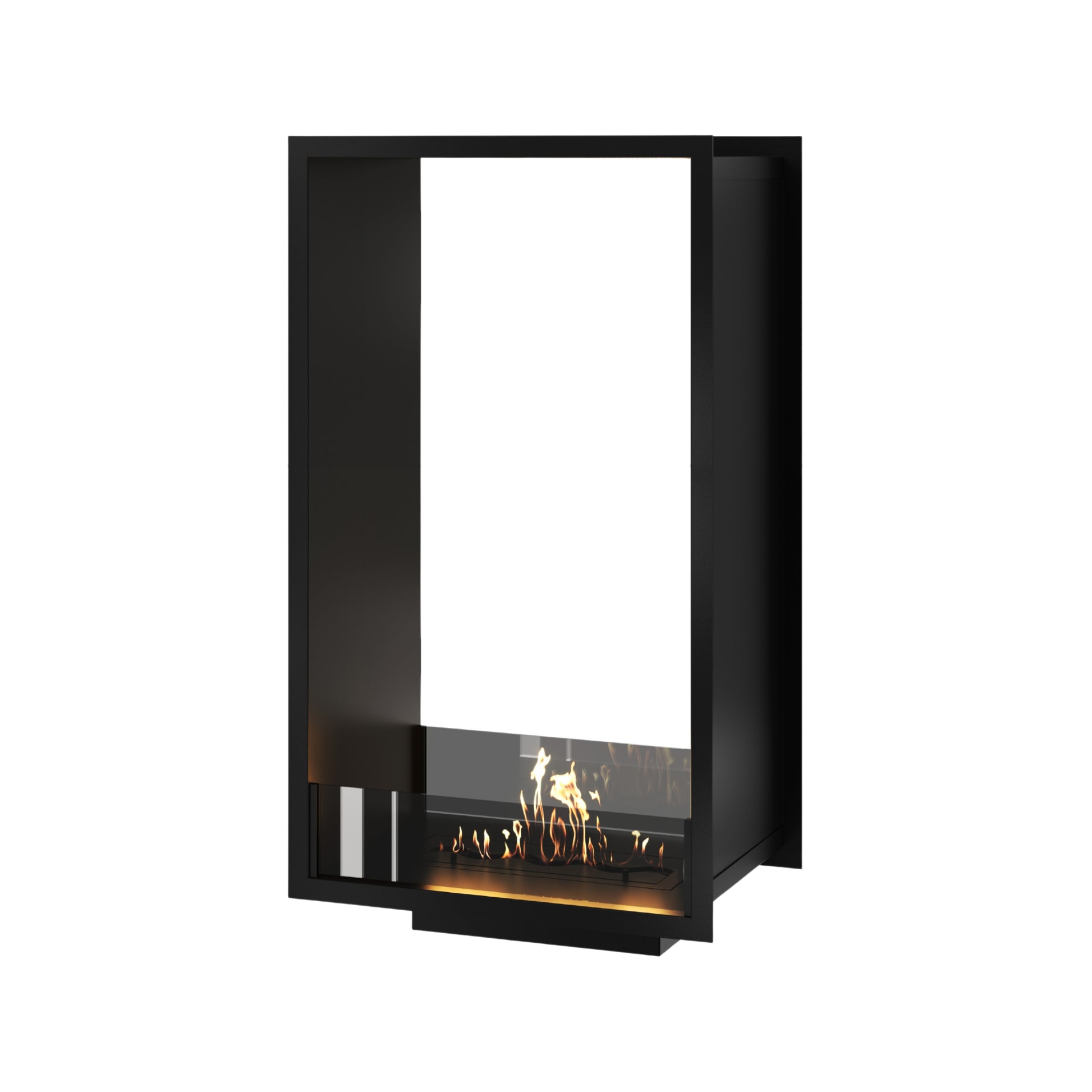 Fame Vertical See-Through Bio Ethanol Fireplace 60 x 120 cm