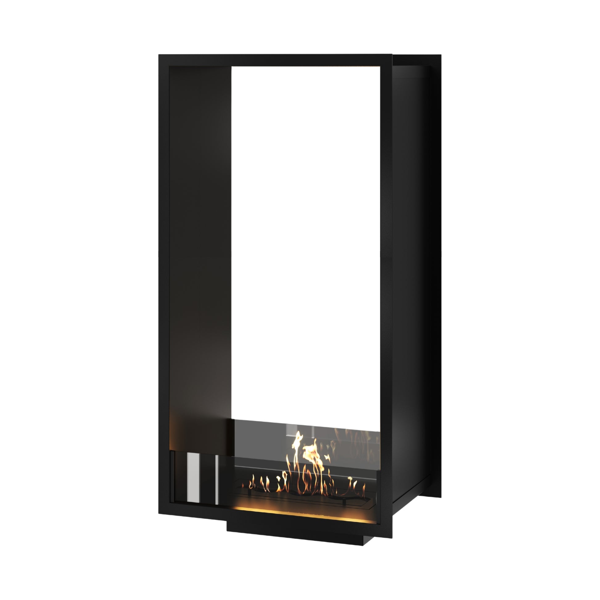 Fame Vertical See-Through Bio Ethanol Fireplace 60 x 160 cm