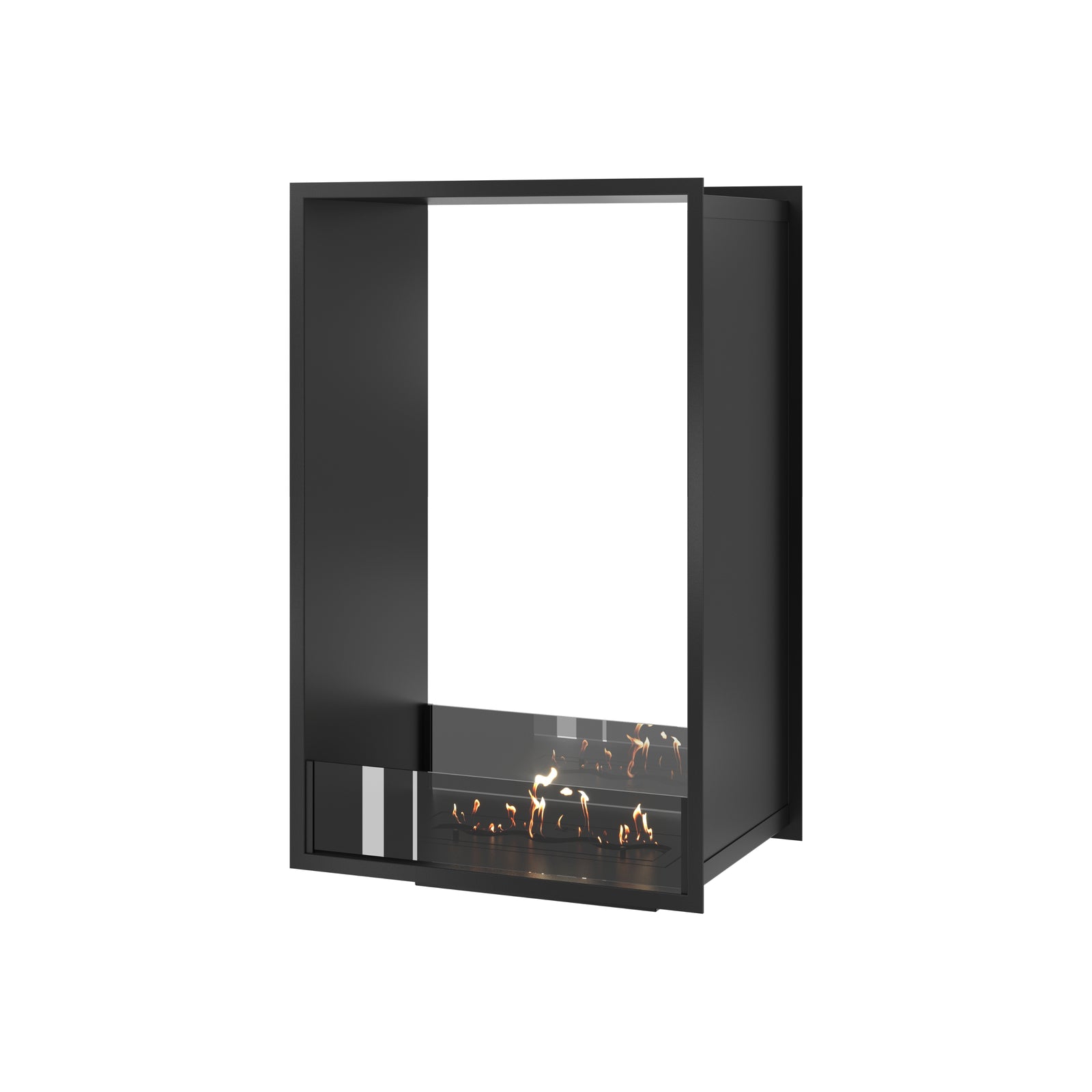Fame Vertical See-Through Bio Ethanol Fireplace 60 x 100 cm