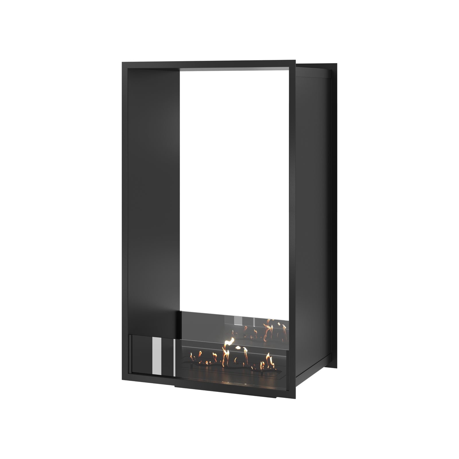 Fame Vertical See-Through Bio Ethanol Fireplace 60 x 120 cm