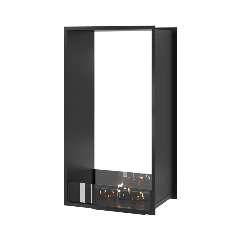 Fame Vertical See-Through Bio Ethanol Fireplace 60 x 140 cm