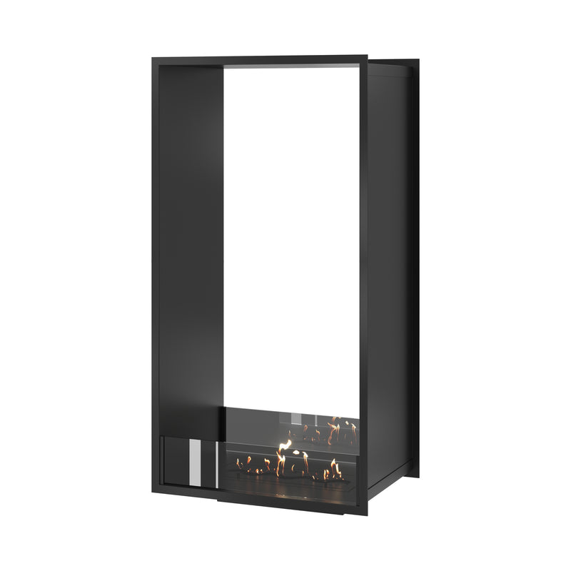 Fame Vertical See-Through Bio Ethanol Fireplace 60 x 160 cm