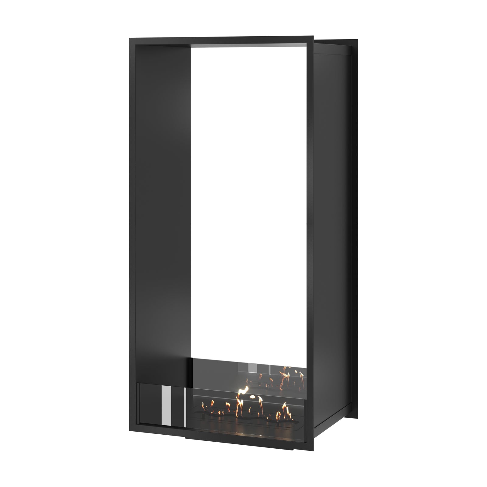 Fame Vertical See-Through Bio Ethanol Fireplace 60 x 180 cm
