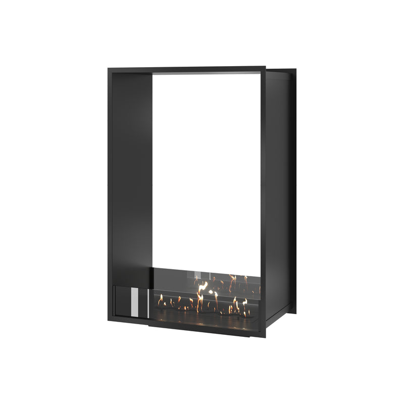 Fame Vertical See-Through Bio Ethanol Fireplace 70 x 100 cm