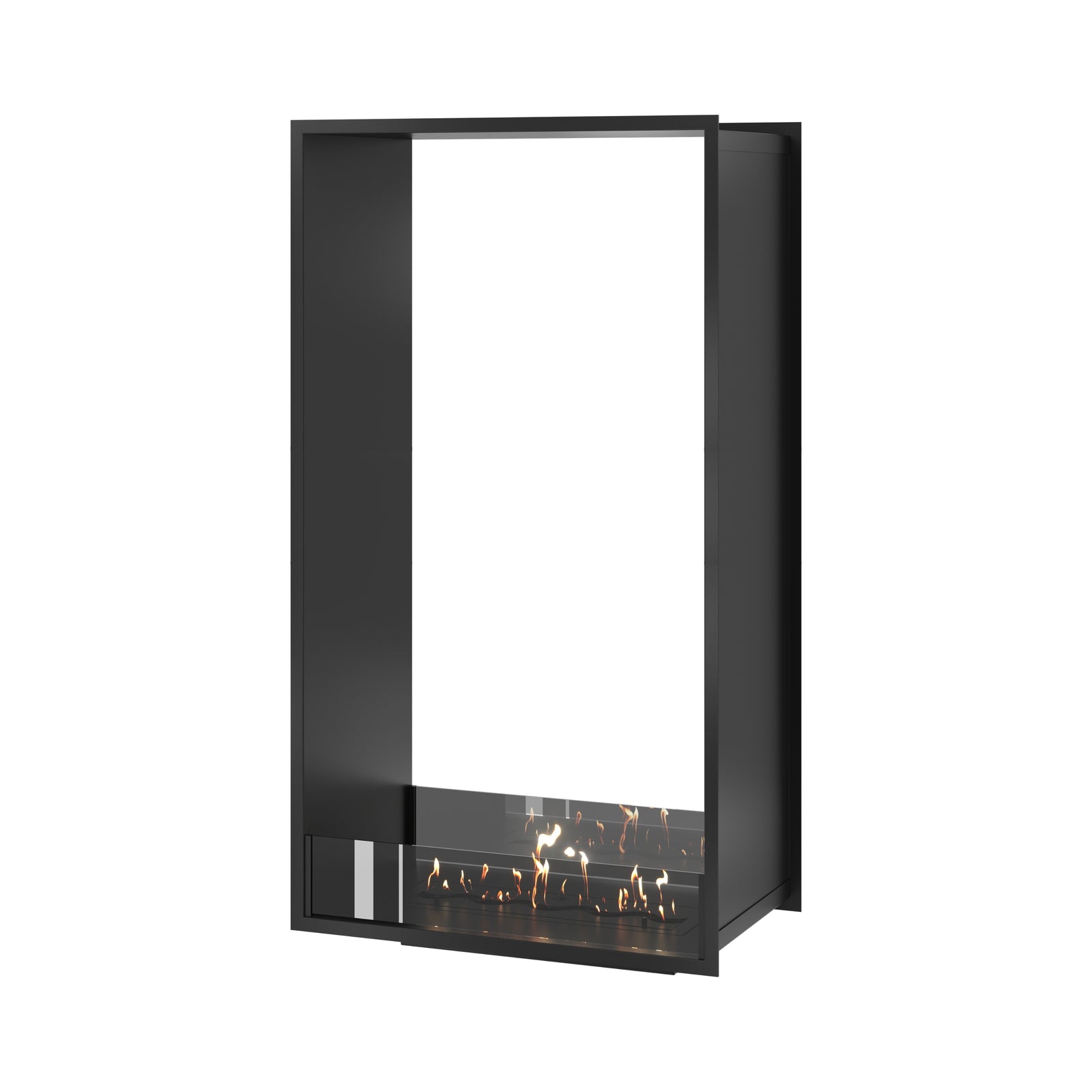 Fame Vertical See-Through Bio Ethanol Fireplace 70 x 140 cm