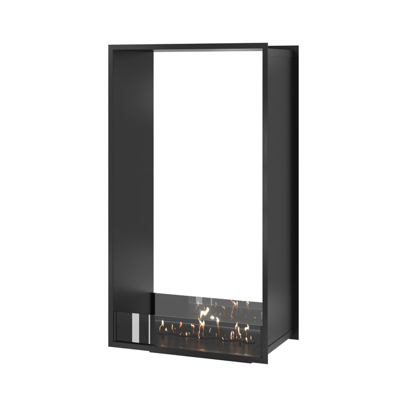 Fame Vertical See-Through Bio Ethanol Fireplace 70 x 140 cm