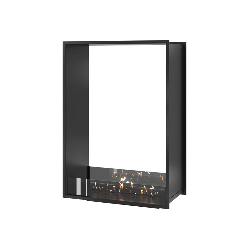 Fame Vertical See-Through Bio Ethanol Fireplace 80 x 100 cm