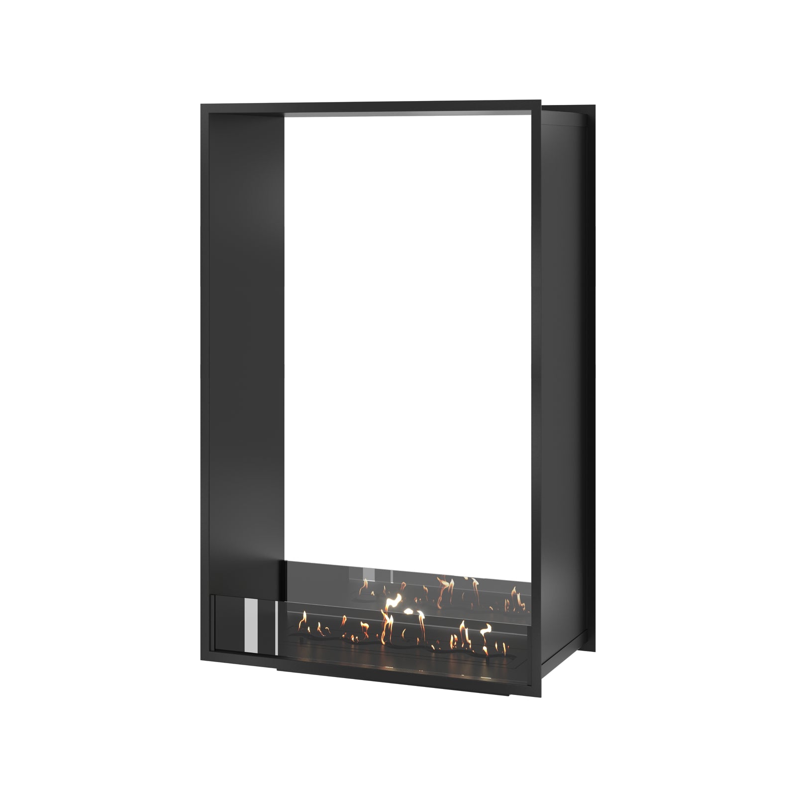 Fame Vertical See-Through Bio Ethanol Fireplace 80 x 120 cm