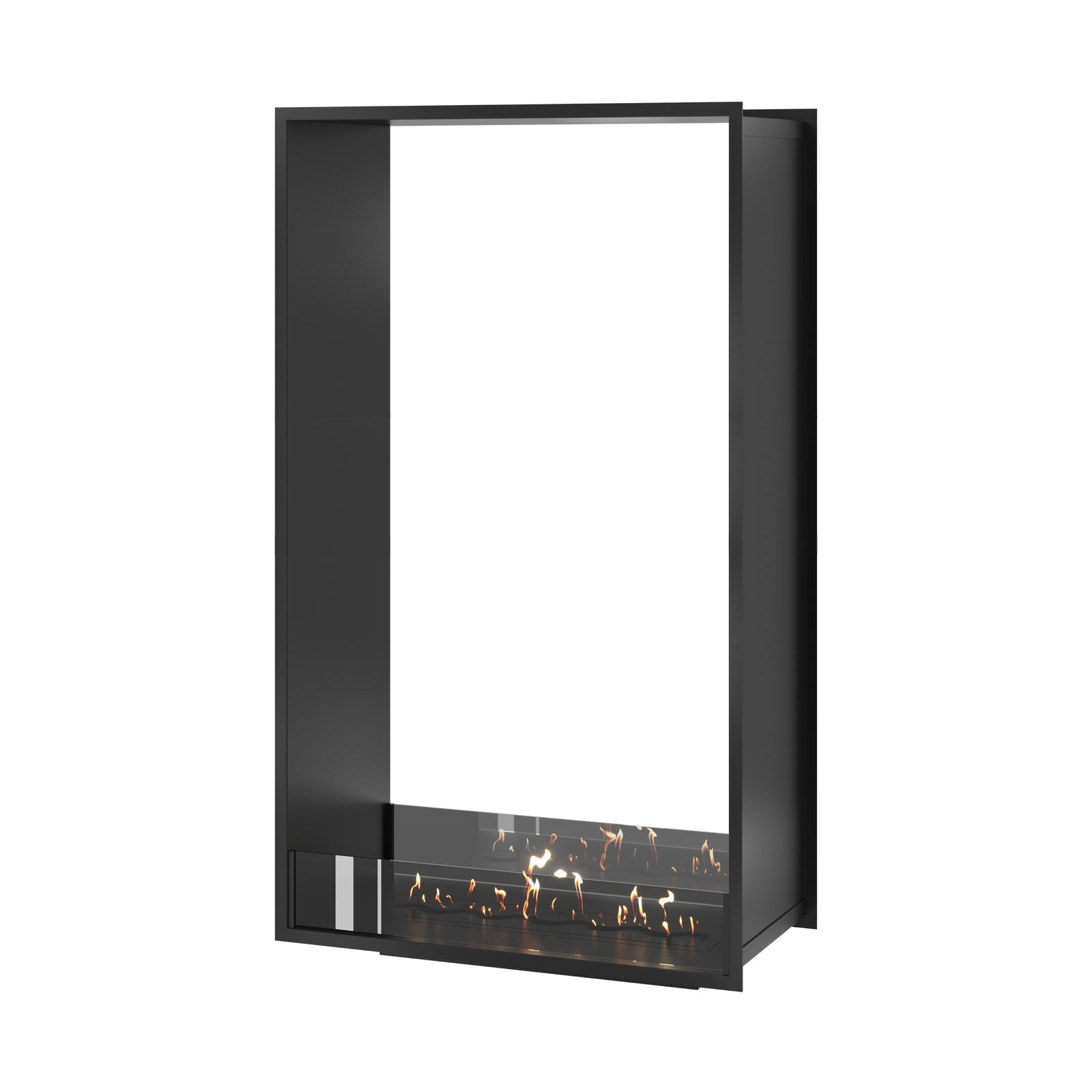 Fame Vertical See-Through Bio Ethanol Fireplace 80 x 160 cm