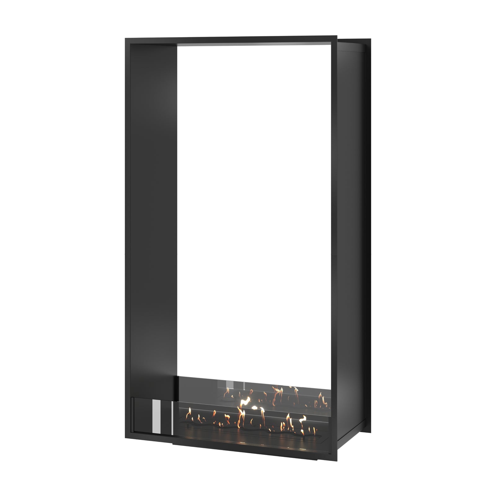 Fame Vertical See-Through Bio Ethanol Fireplace 80 x 180 cm