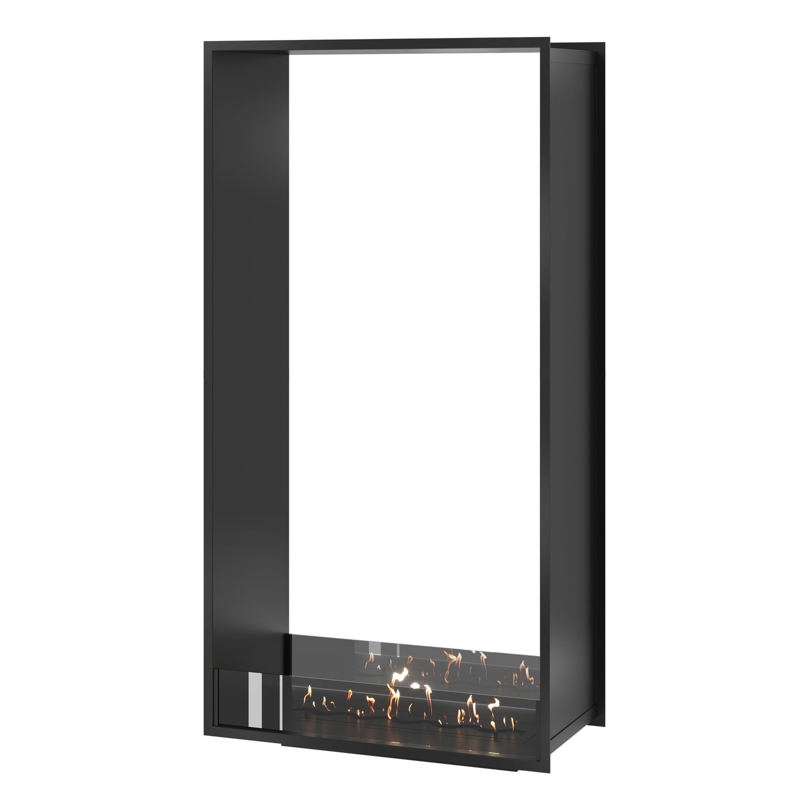 Fame Vertical See-Through Bio Ethanol Fireplace 80 x 200 cm