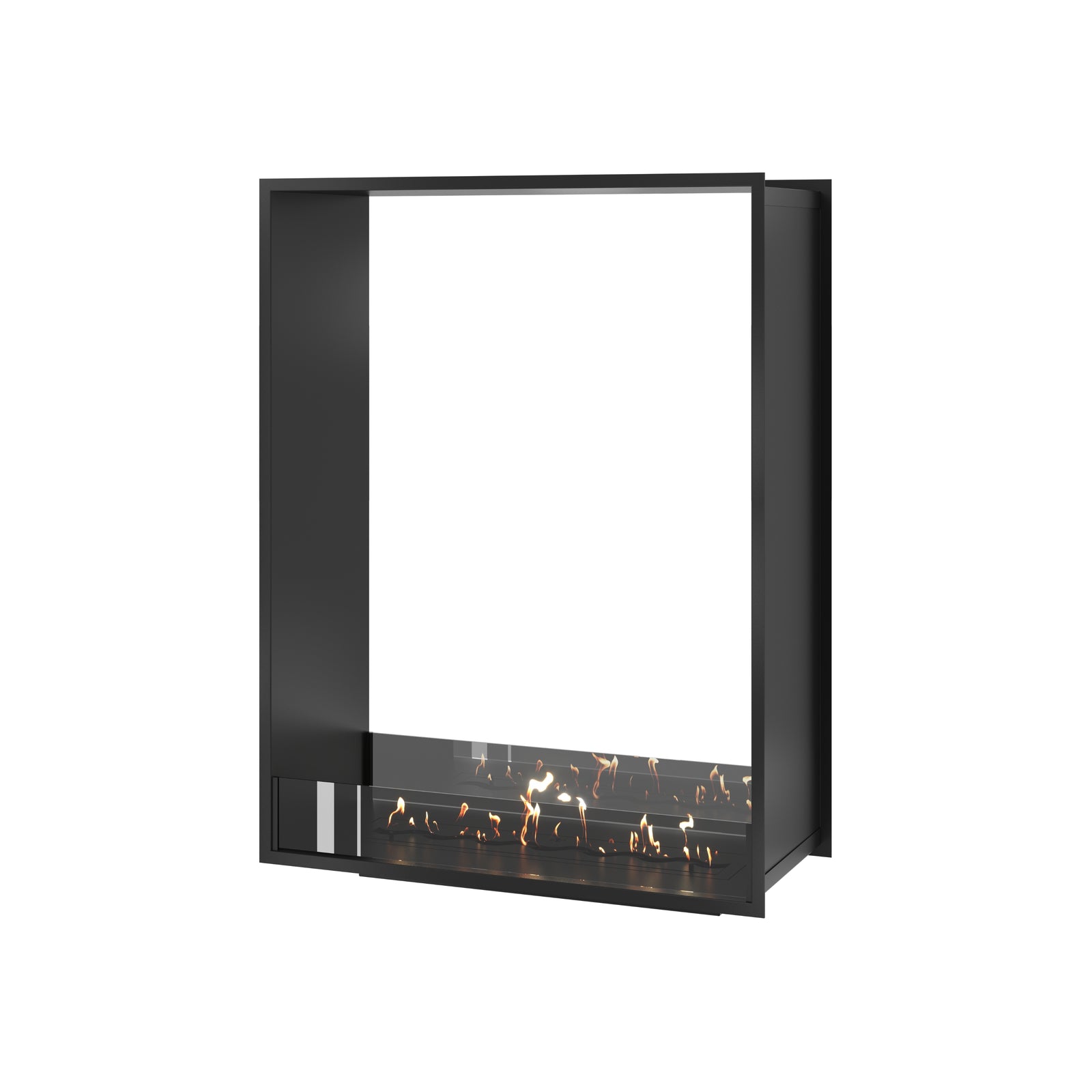 Fame Vertical See-Through Bio Ethanol Fireplace 90 x 100 cm