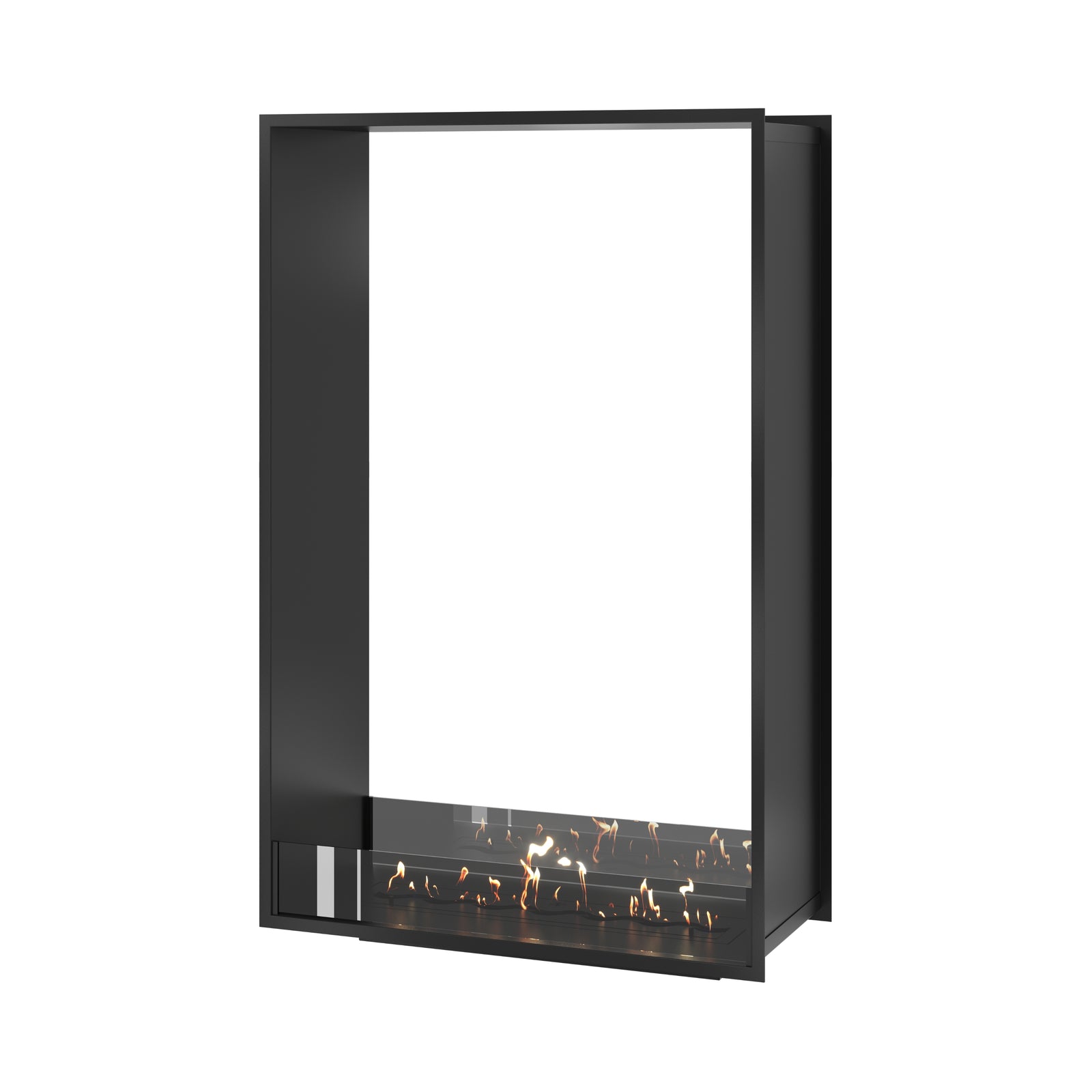 Fame Vertical See-Through Bio Ethanol Fireplace 90 x 140 cm