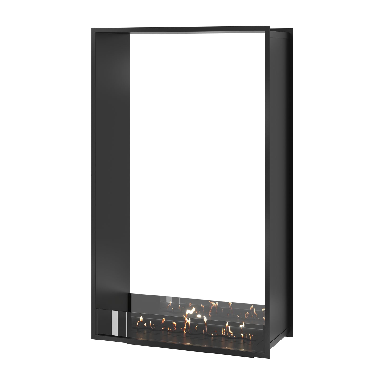 Fame Vertical See-Through Bio Ethanol Fireplace 90 x 180 cm