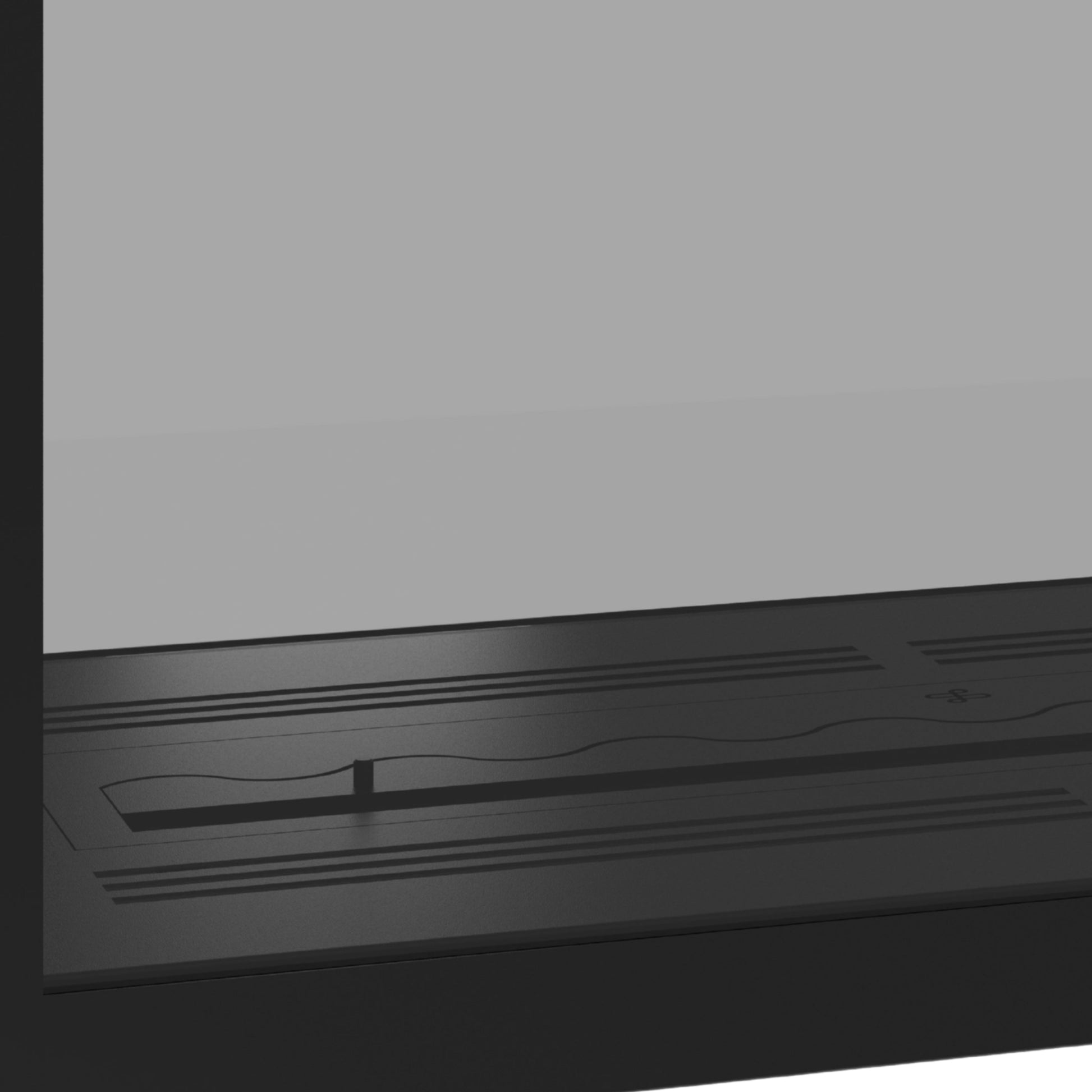 Fame Vertical See-Through Fireplace Full Glass 100 x 140 cm