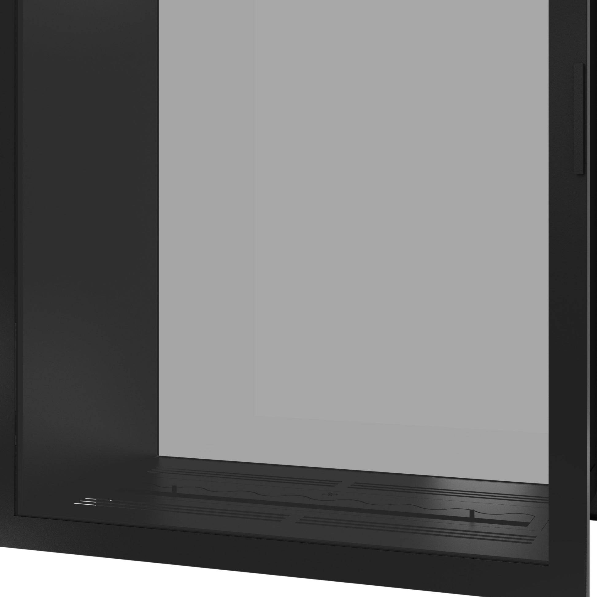 Fame Vertical See-Through Fireplace Full Glass 100 x 100 cm