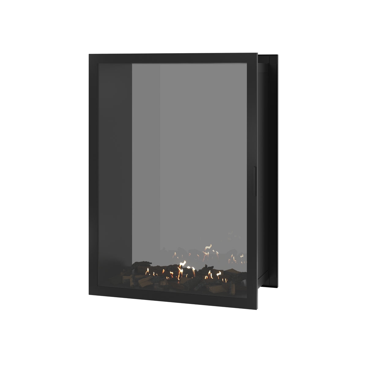 Fame Vertical See-Through Fireplace Full Glass 100 x 100 cm