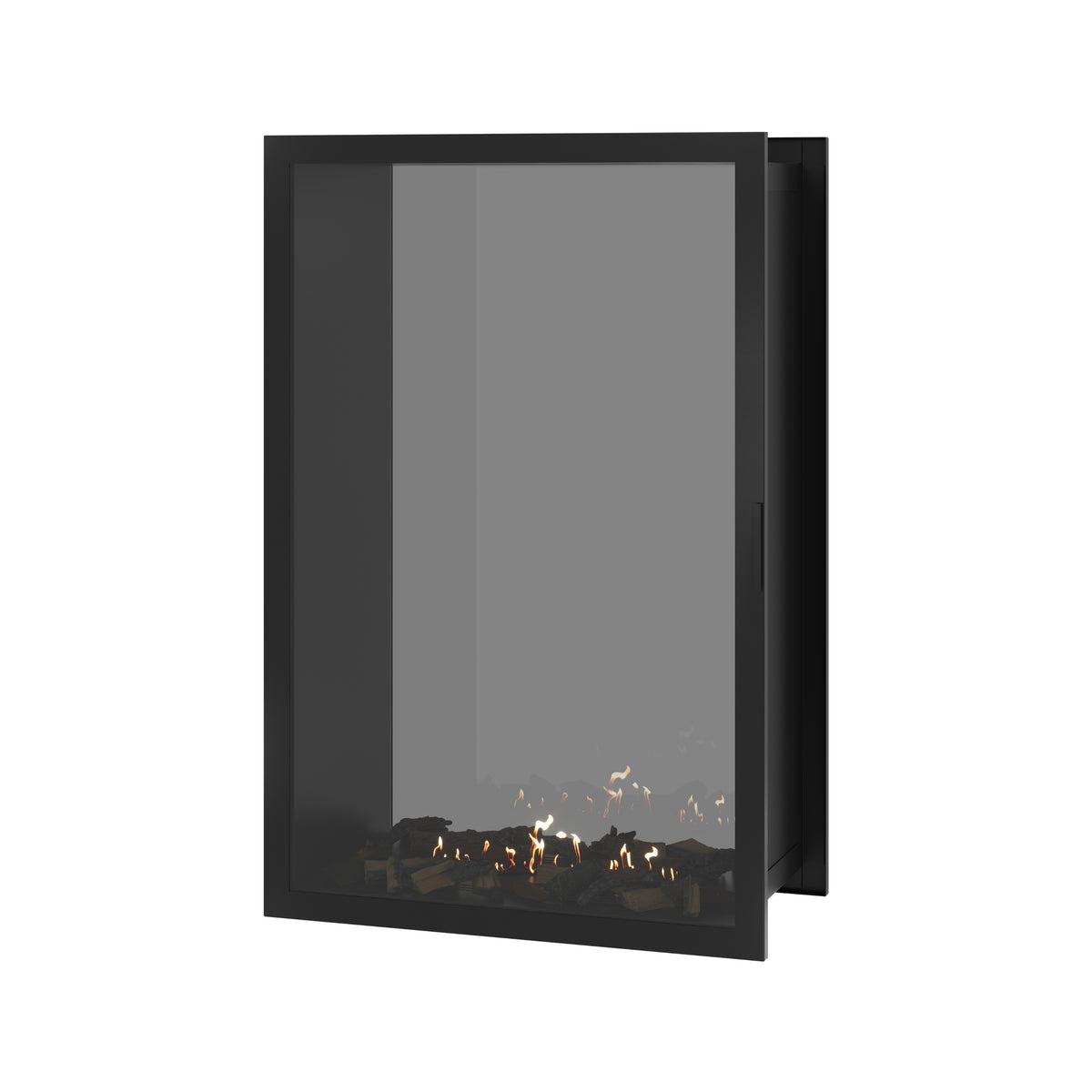 Fame Vertical See-Through Fireplace Full Glass 100 x 120 cm