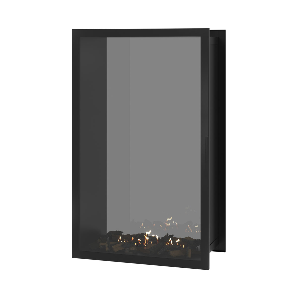 Fame Vertical See-Through Fireplace Full Glass 100 x 140 cm