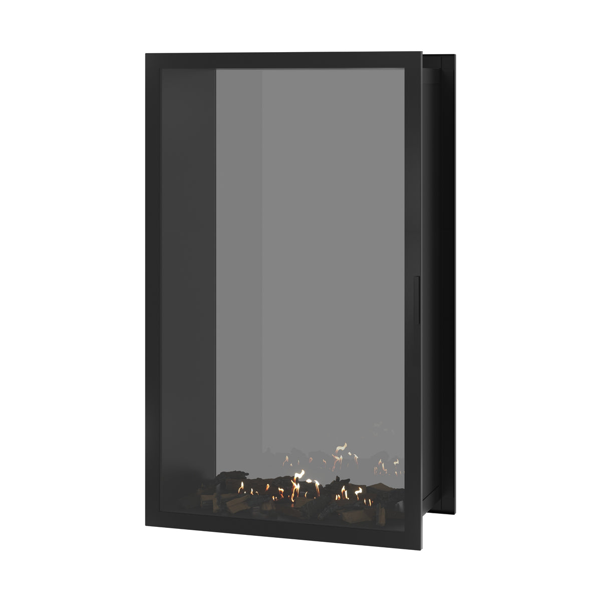 Fame Vertical See-Through Fireplace Full Glass 100 x 160 cm