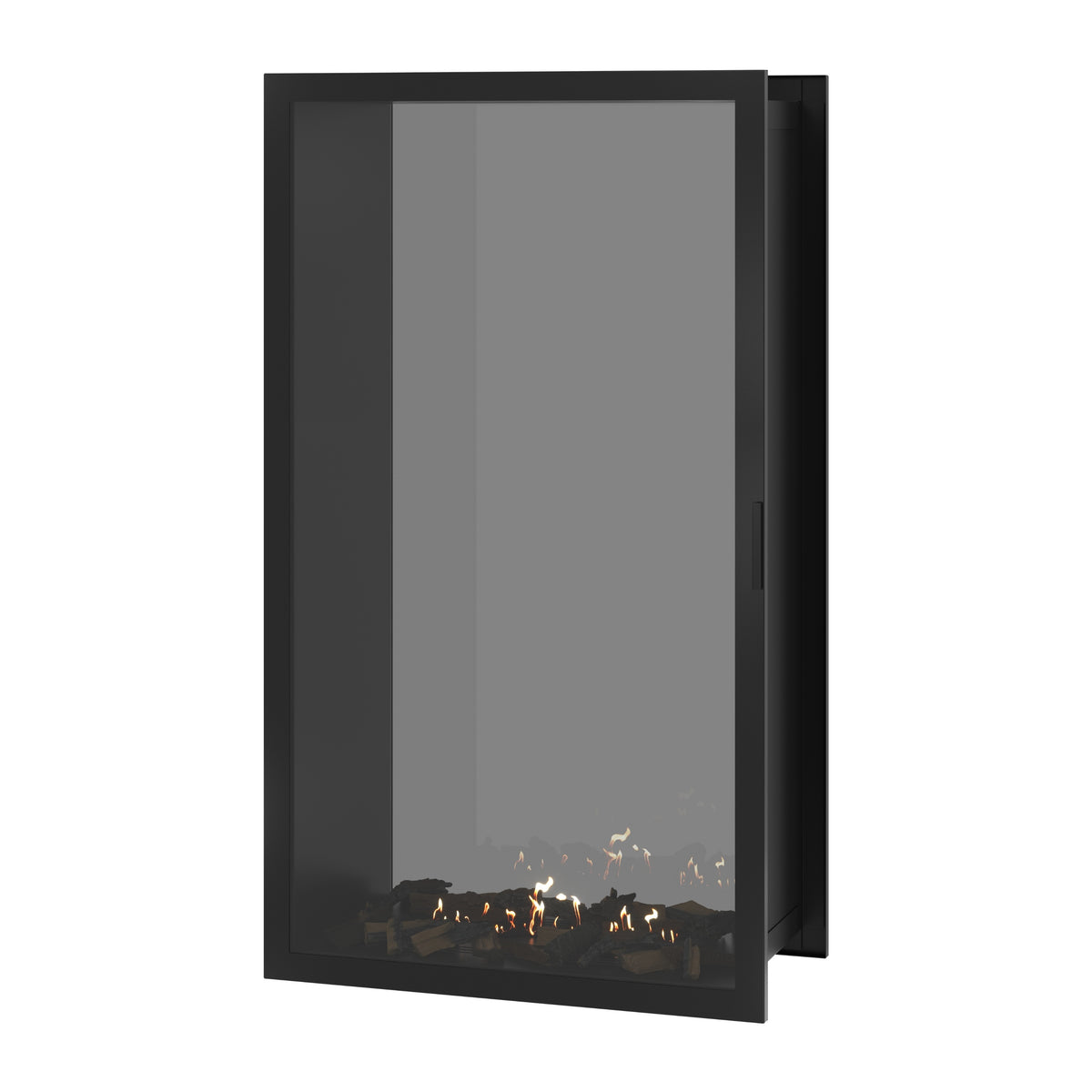 Fame Vertical See-Through Fireplace Full Glass 100 x 180 cm