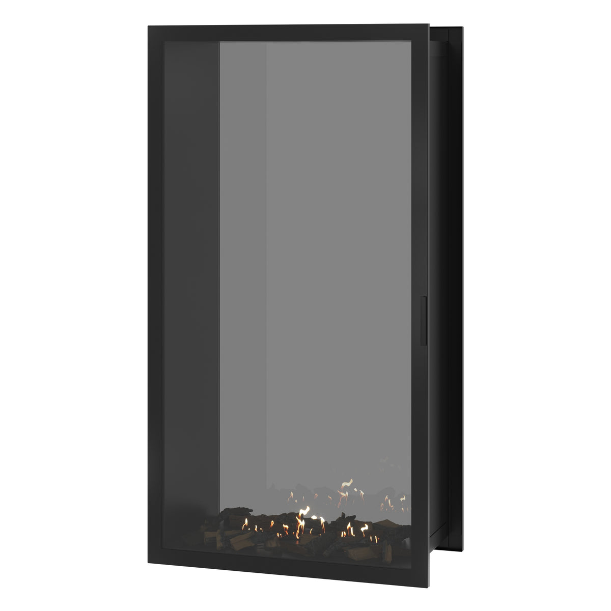 Fame Vertical See-Through Fireplace Full Glass 100 x 200 cm