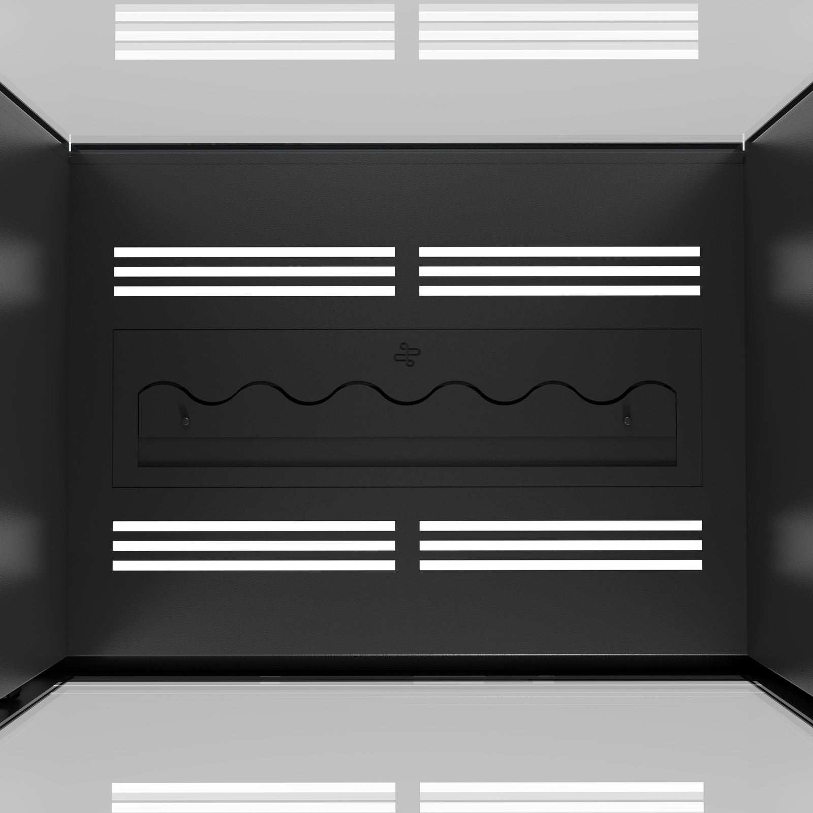 Fame Vertical See-Through Fireplace Full Glass 80 x 100 cm