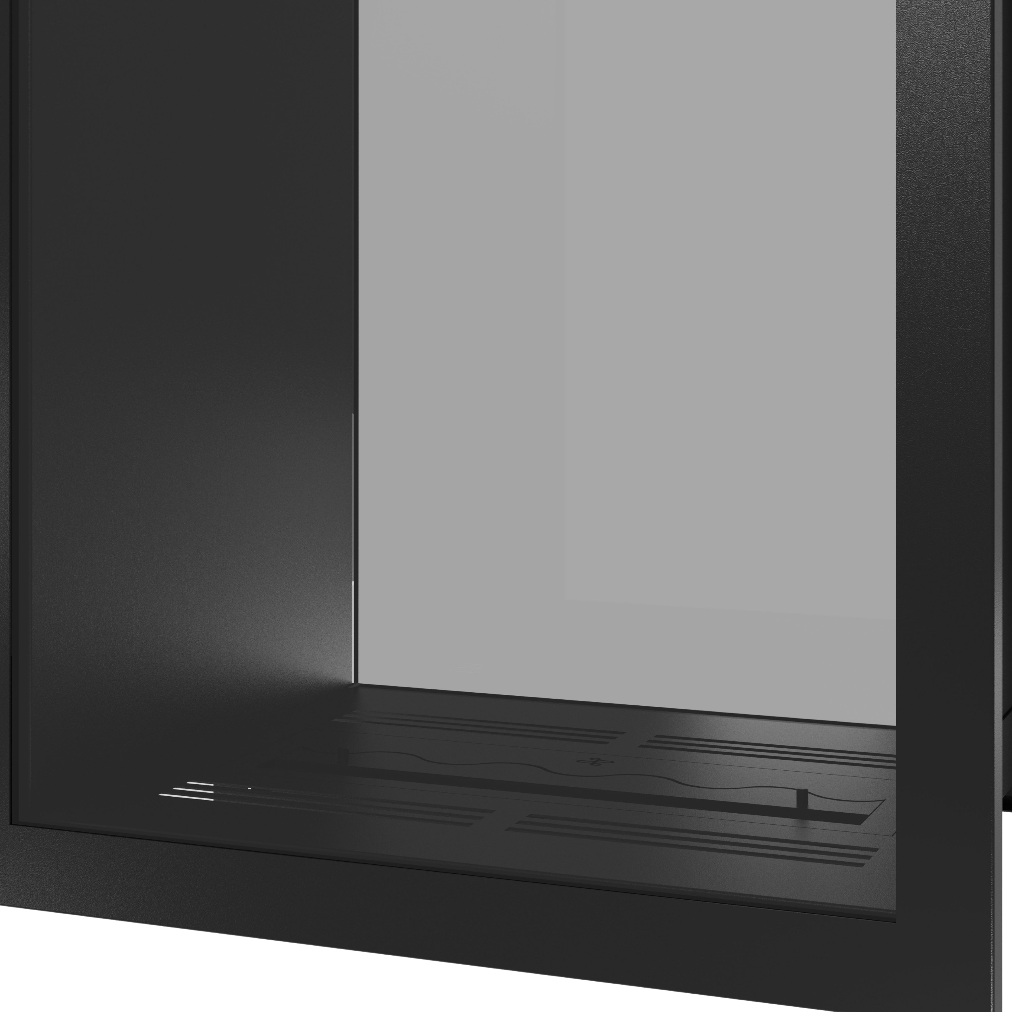 Image of Fame Vertical See-Through Fireplace Full Glass 70 x 200 cm