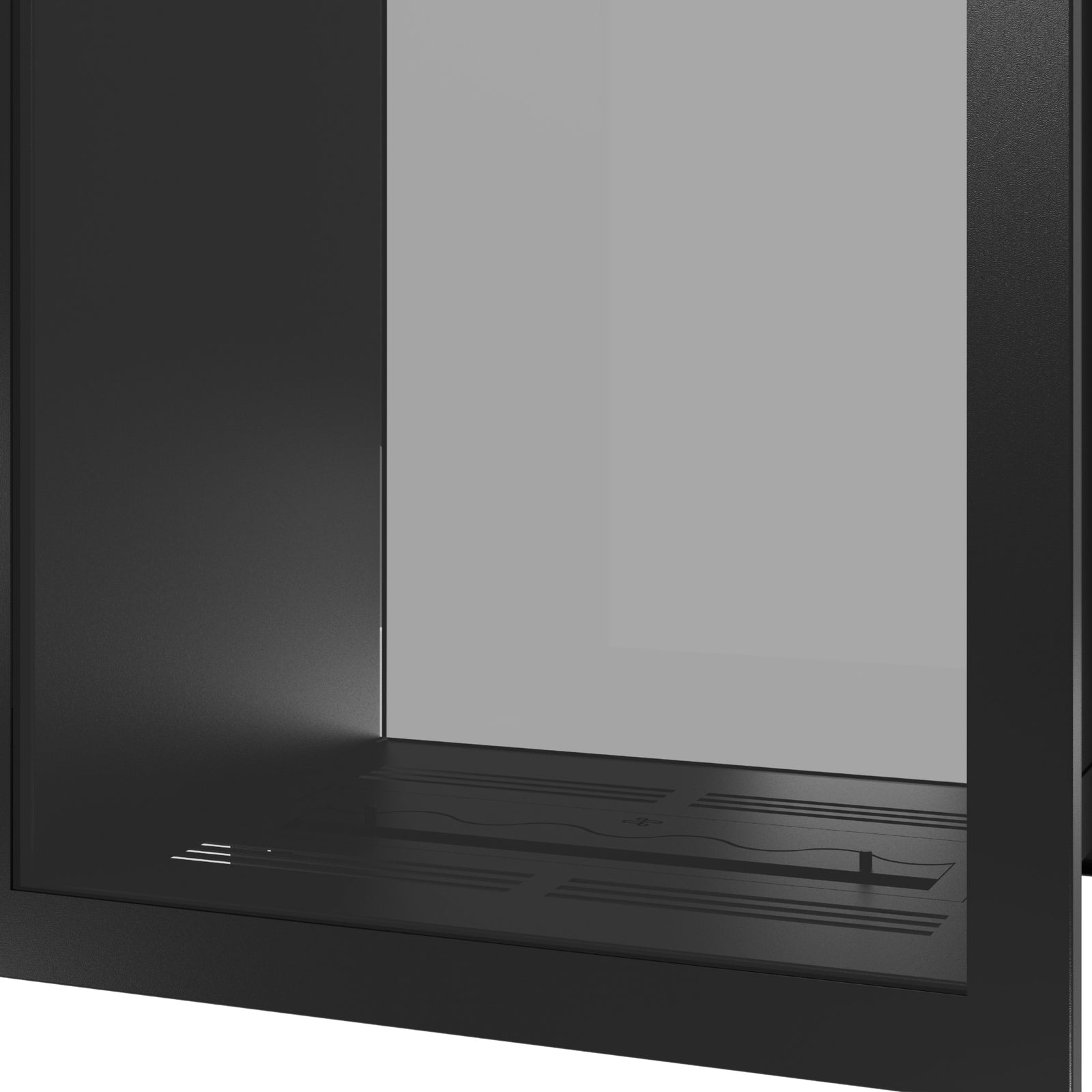 Fame Vertical See-Through Fireplace Full Glass 70 x 100 cm