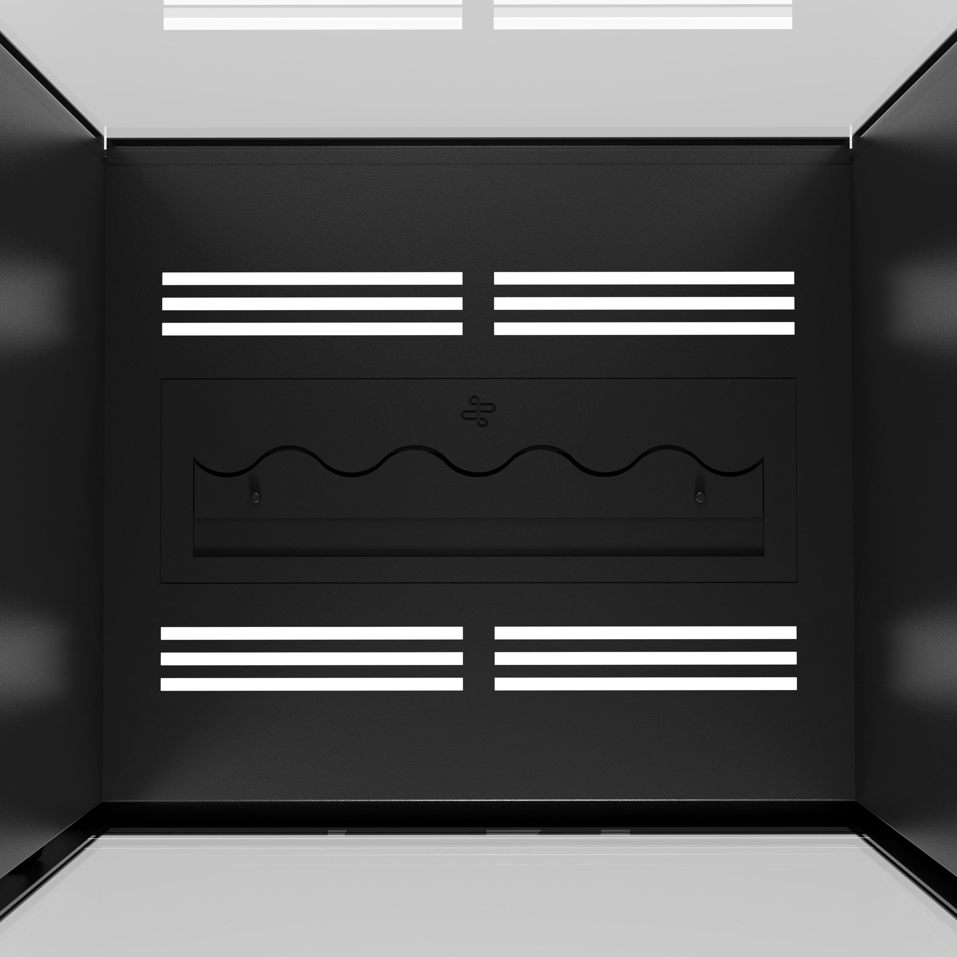 Fame Vertical See-Through Fireplace Full Glass 70 x 200 cm