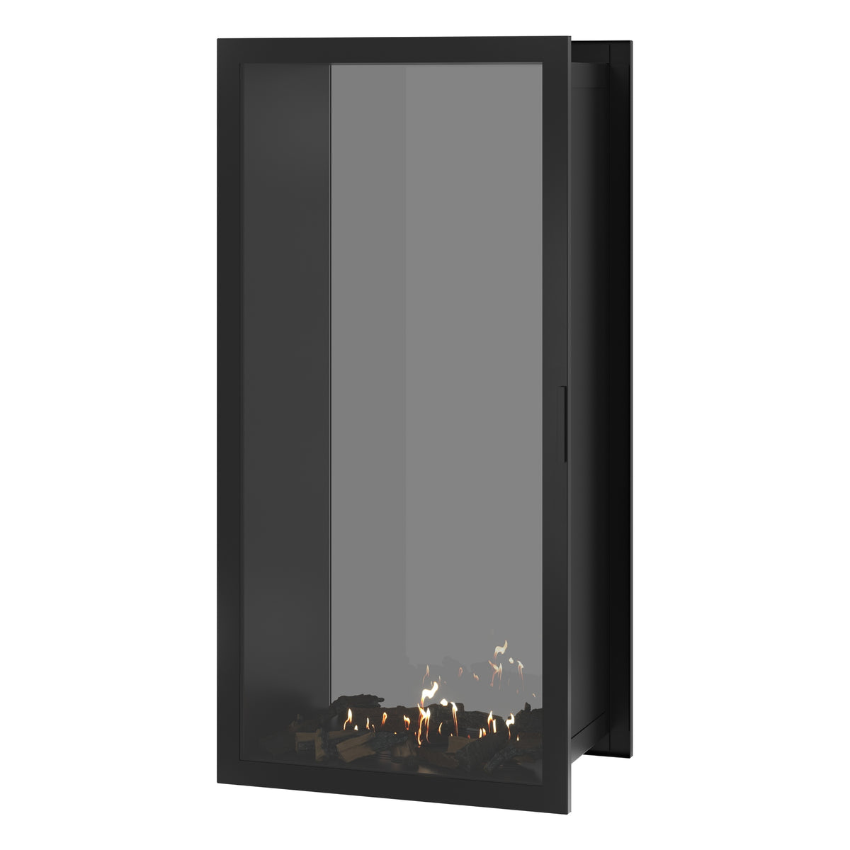 Fame Vertical See-Through Fireplace Full Glass 80 x 200 cm
