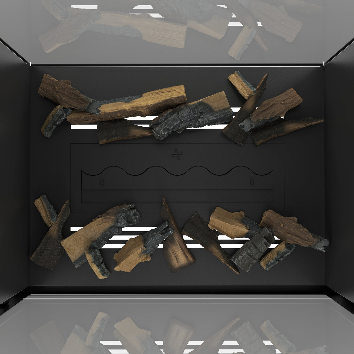 Fame Vertical See-Through Fireplace Full Glass 80 x 200 cm