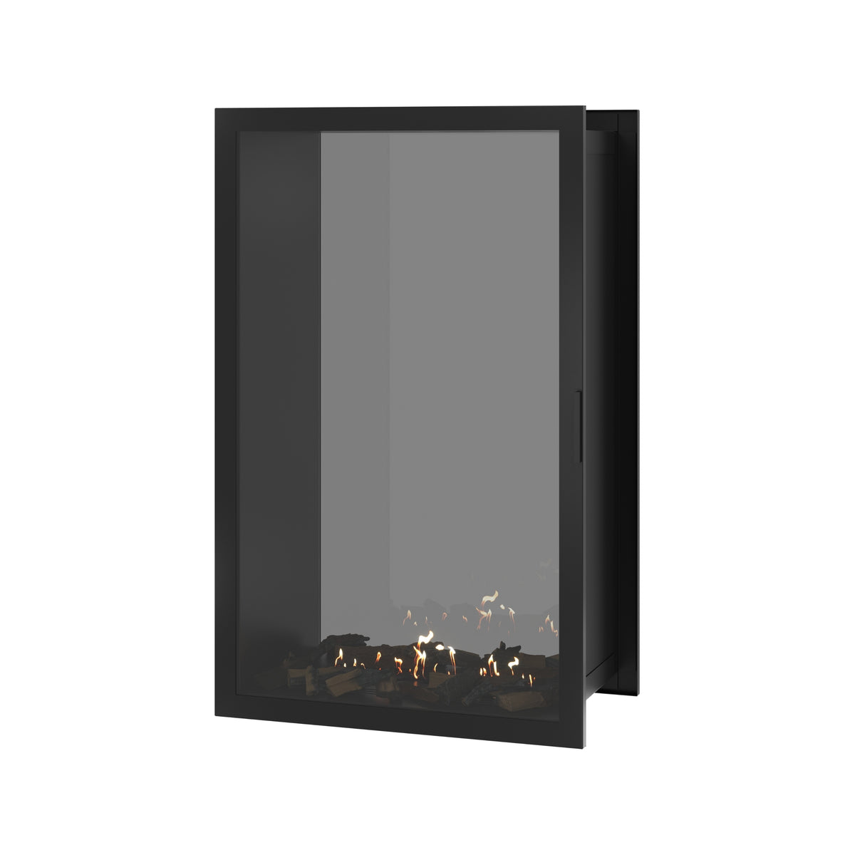 Fame Vertical See-Through Fireplace Full Glass 90 x 120 cm