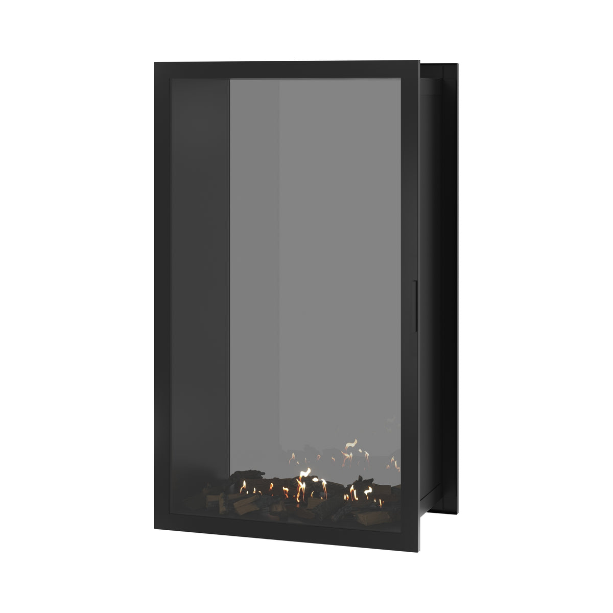 Fame Vertical See-Through Fireplace Full Glass 90 x 140 cm