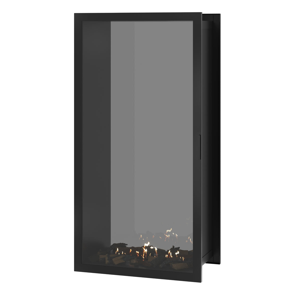 Fame Vertical See-Through Fireplace Full Glass 90 x 200 cm