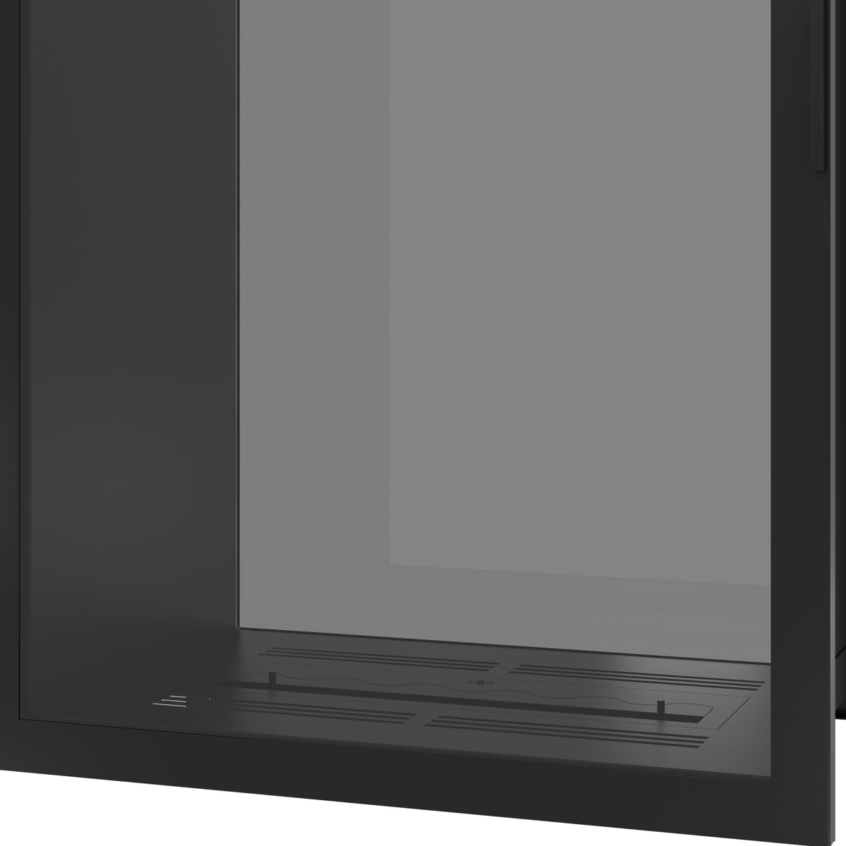 Fame Vertical See-Through Fireplace Full Glass 90 x 200 cm