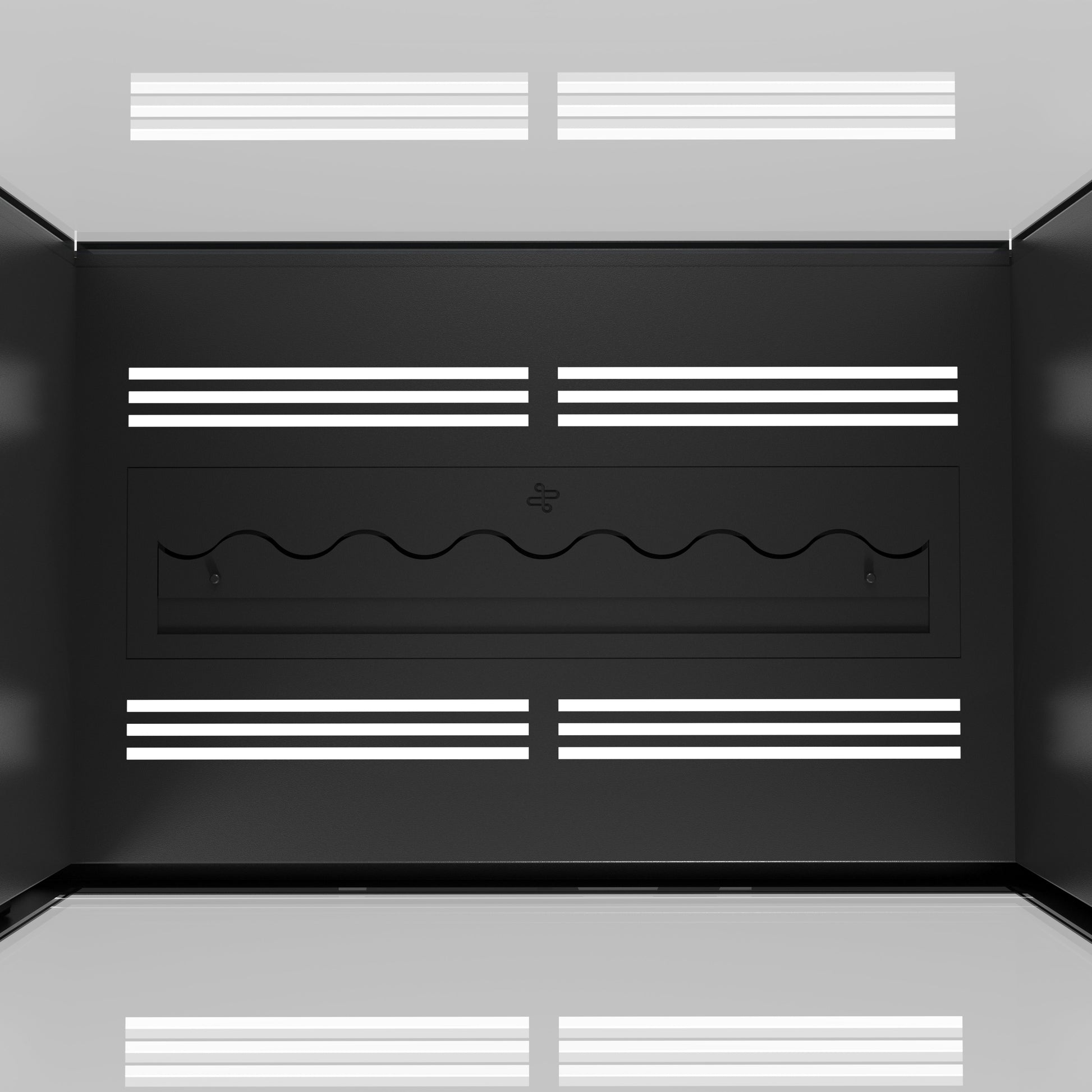 Fame Vertical See-Through Fireplace Full Glass 90 x 120 cm