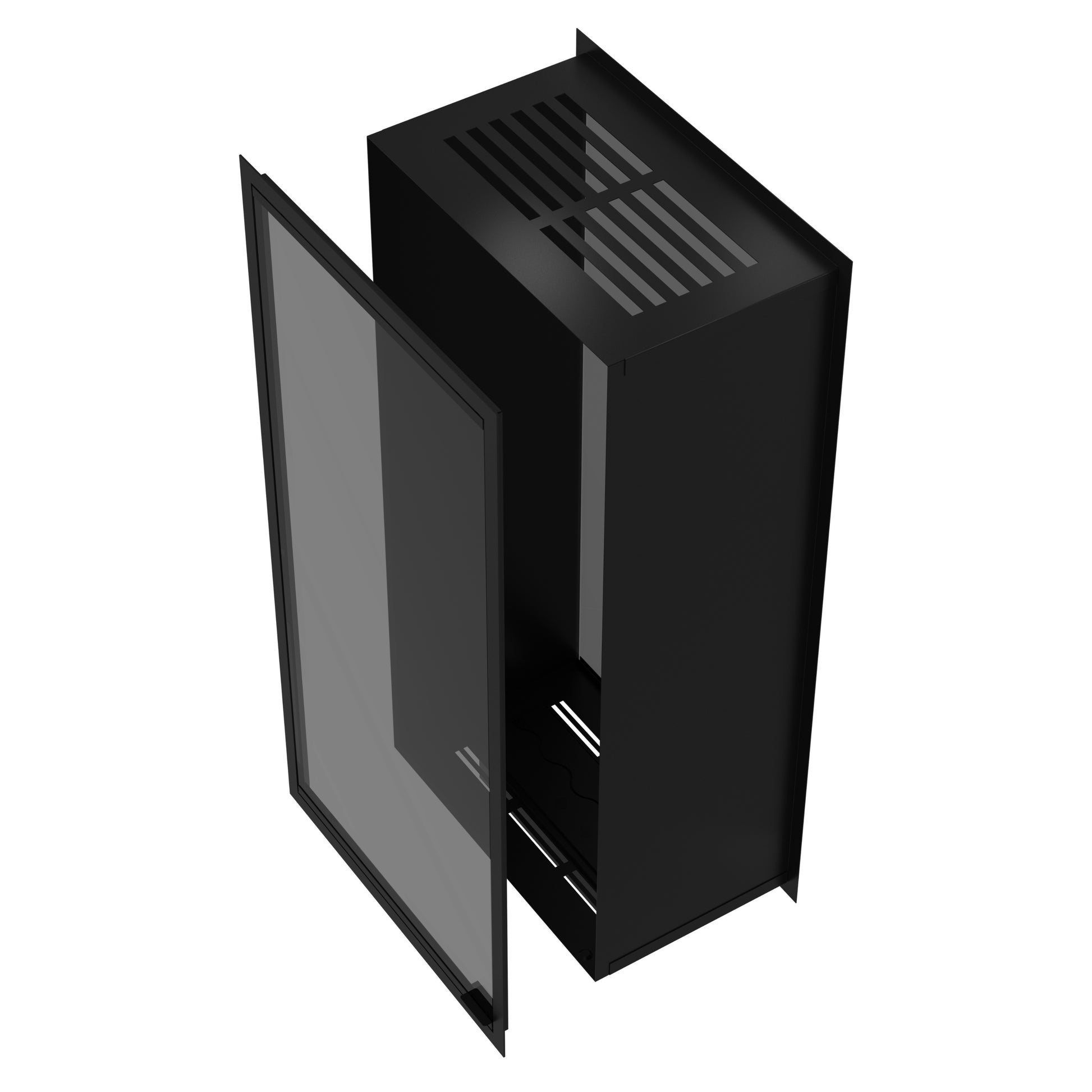 Fame Vertical See-Through Fireplace Full Glass 90 x 120 cm