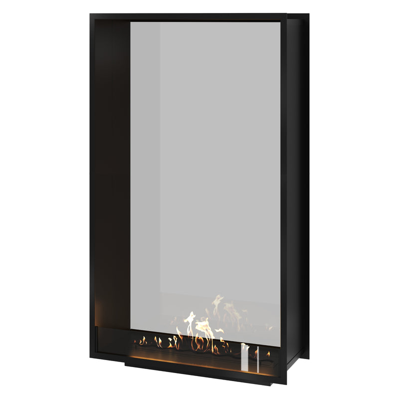 Fame Vertical See-through Fireplace Single Full Glass 100 x 200 cm