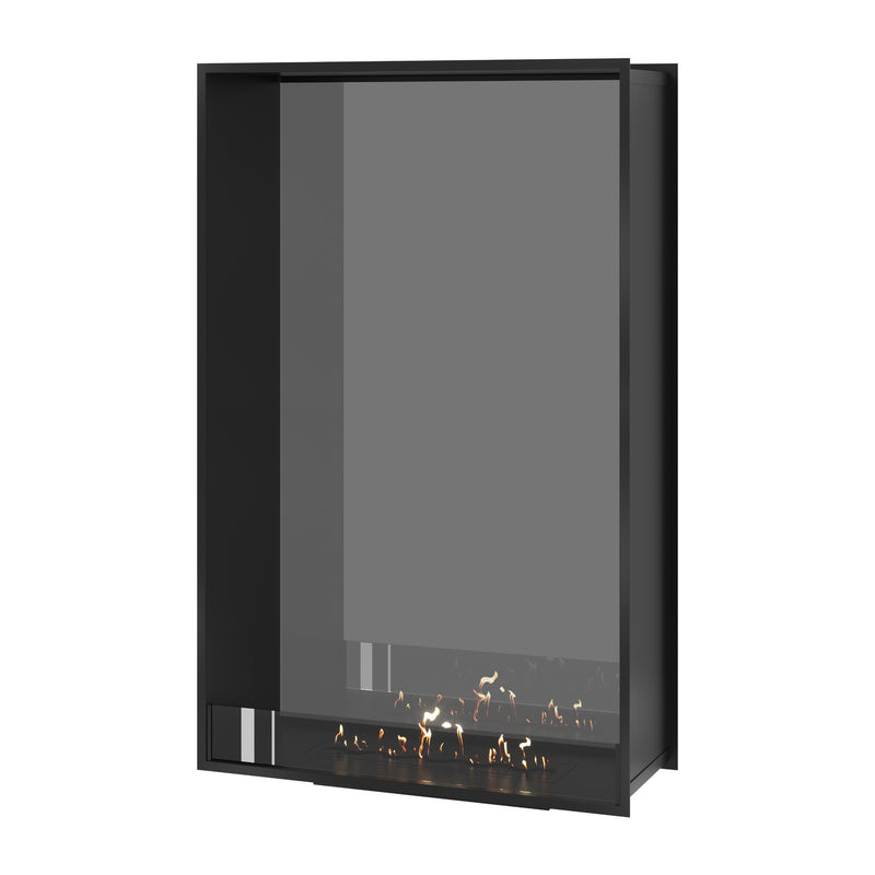Fame Vertical See-through Fireplace Single Full Glass 100 x 180 cm