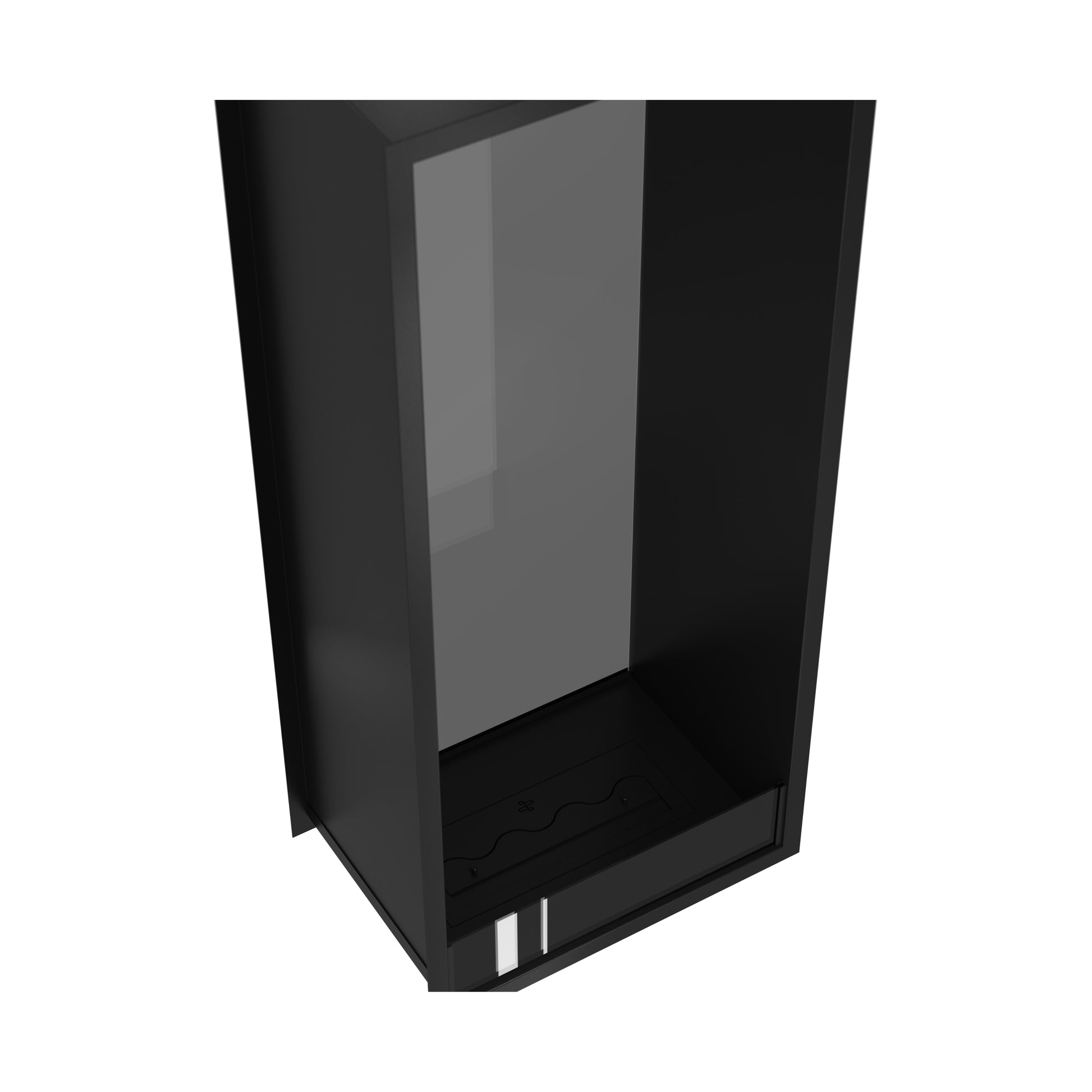 Fame Vertical See-Through Fireplace Single Full Glass 60 x 100 cm