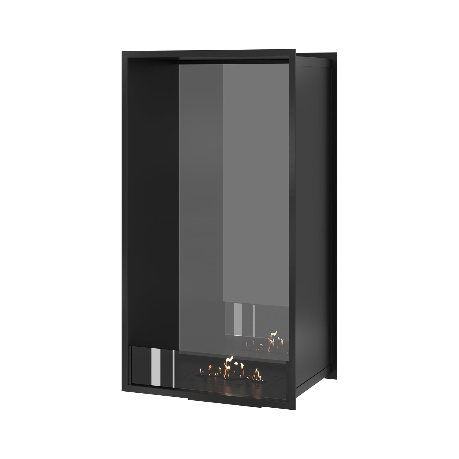 Fame Vertical See-through Fireplace Single Full Glass 60 x 140 cm