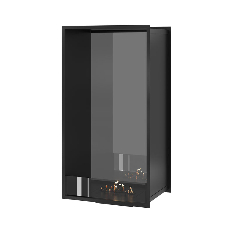 Fame Vertical See-through Fireplace Single Full Glass 60 x 140 cm