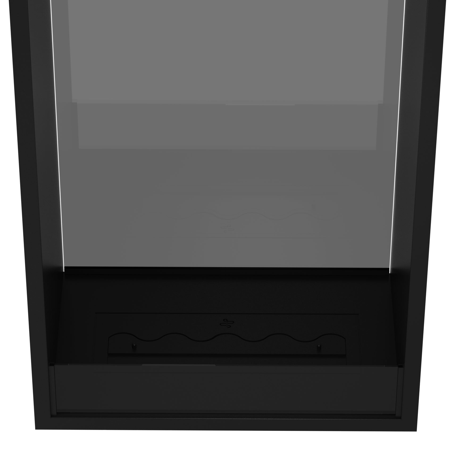 Fame Vertical See-through Fireplace Single Full Glass 70 x 100 cm