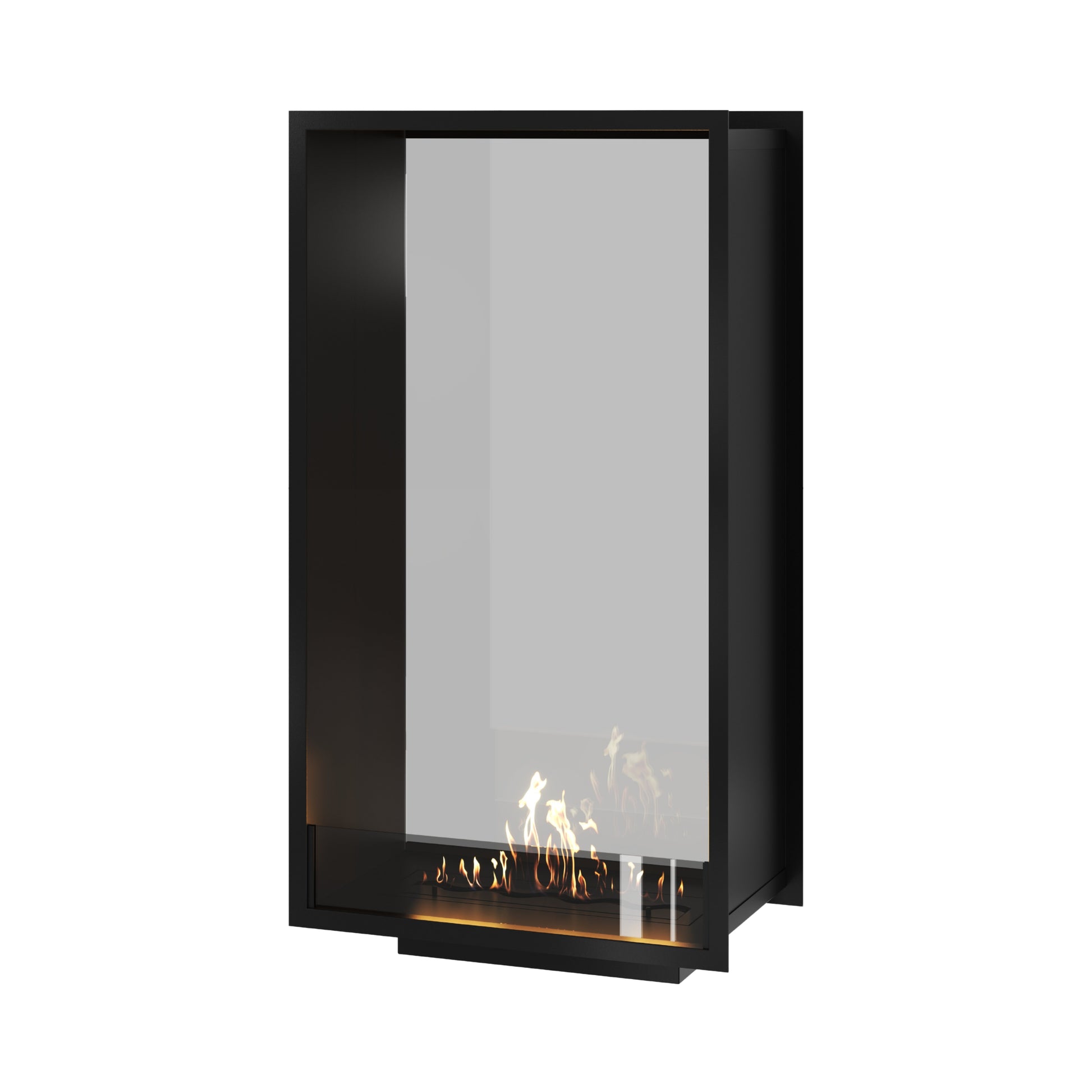 Fame Vertical See-through Fireplace Single Full Glass 70 x 140 cm