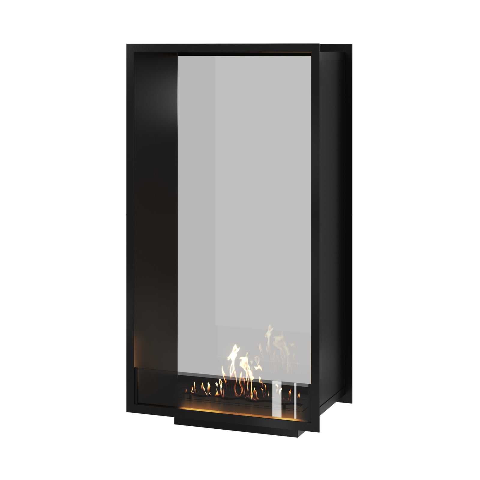 Fame Vertical See-through Fireplace Single Full Glass 70 x 160 cm