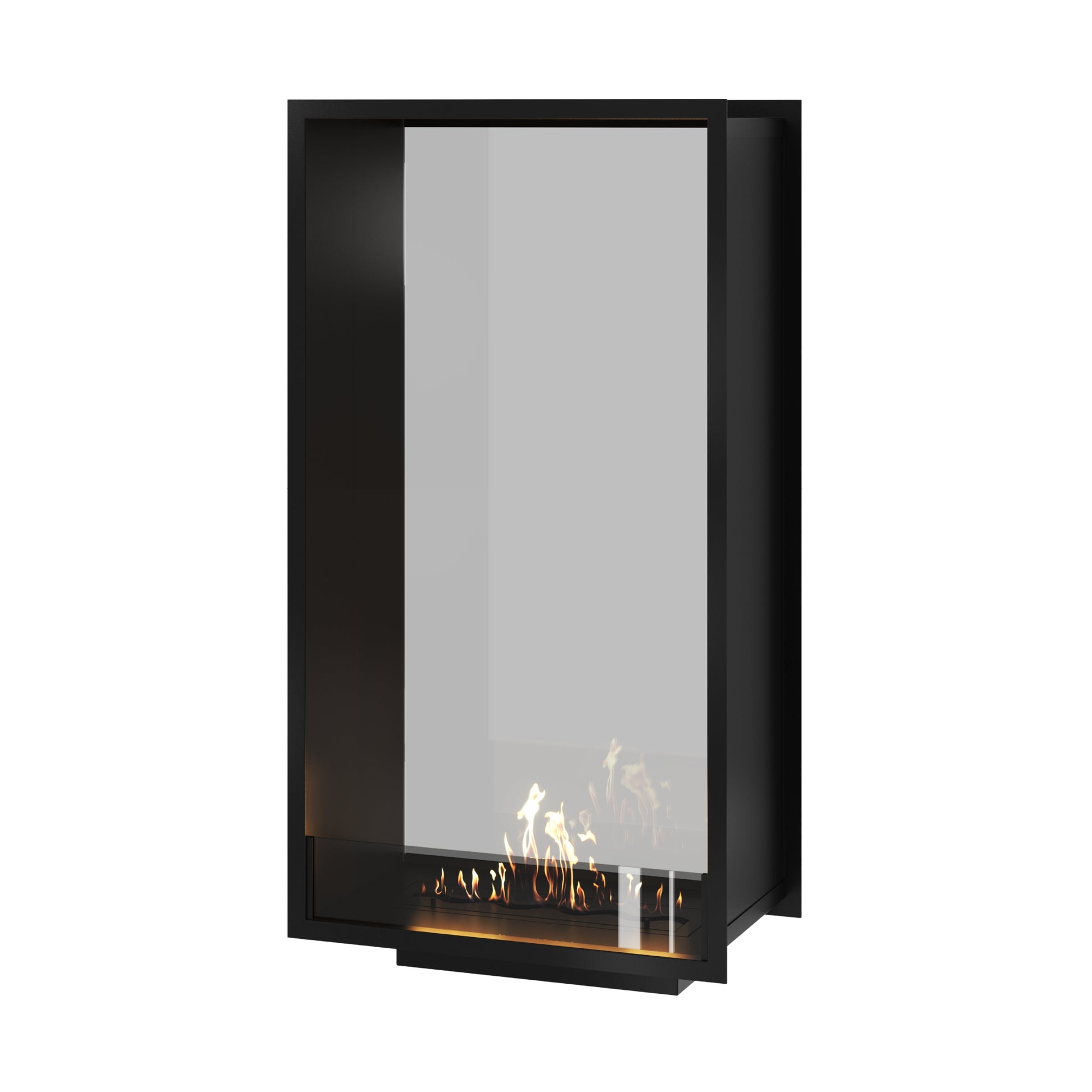 Fame Vertical See-through Fireplace Single Full Glass 70 x 160 cm