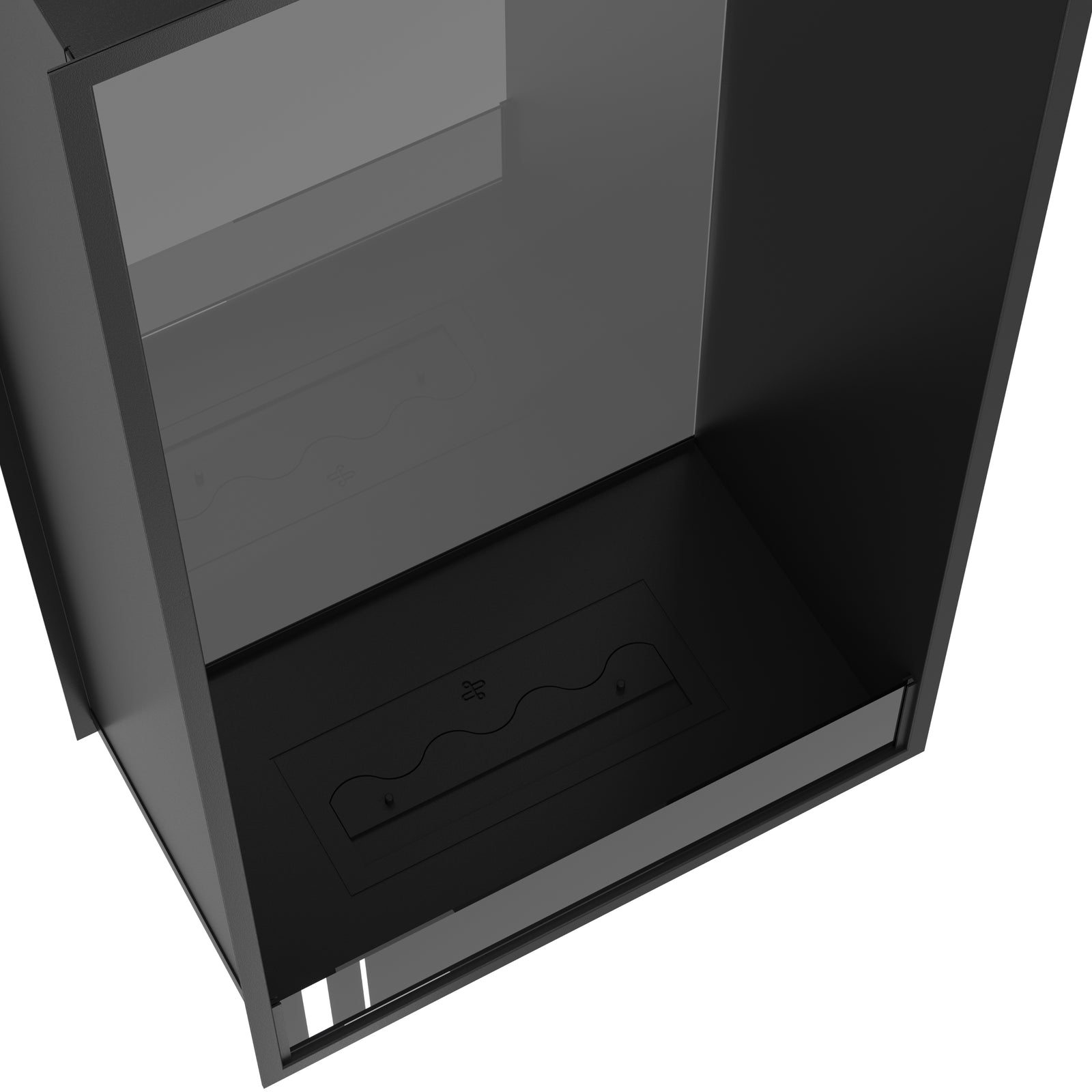 Fame Vertical See-through Fireplace Single Full Glass 70 x 160 cm